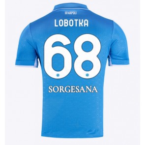 SSC Napoli Stanislav Lobotka #68 Hemmatröja 2024-25 Kortärmad